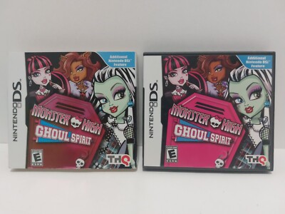 Monster High Ghoul Spirit Nintendo DS Complete CIB Tested Working