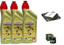 KIT TAGLIANDO SUZUKI SFV GLADIUS 650  09/15 OLIO CASTROL 10W40 FILTRO OLIO ARIA