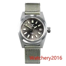 38mm Tandorio 20ATM Gray Dial AR Sapphire Glass Watch For Men NH35A PT5000 Auto