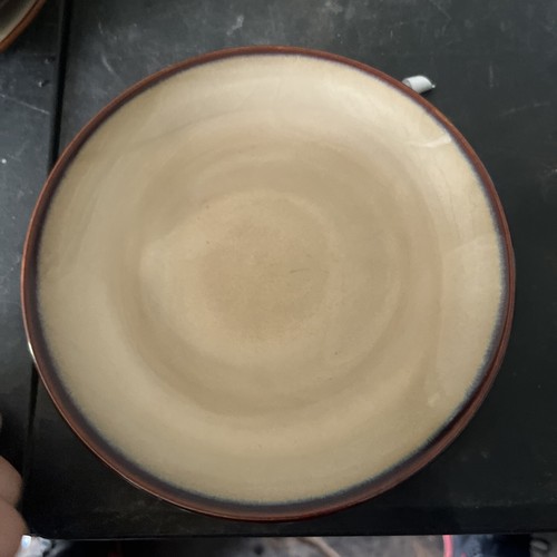  Sango NOVA BROWN 4933 7 5/8” Salad/Bread Plates, Set of4 Plates - Picture 1 of 5