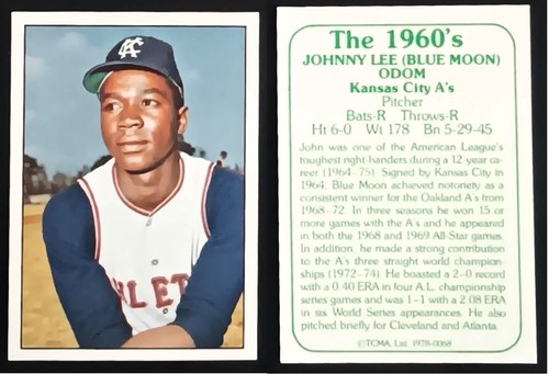 John Odom #68 1978 TCMA the 1960's card