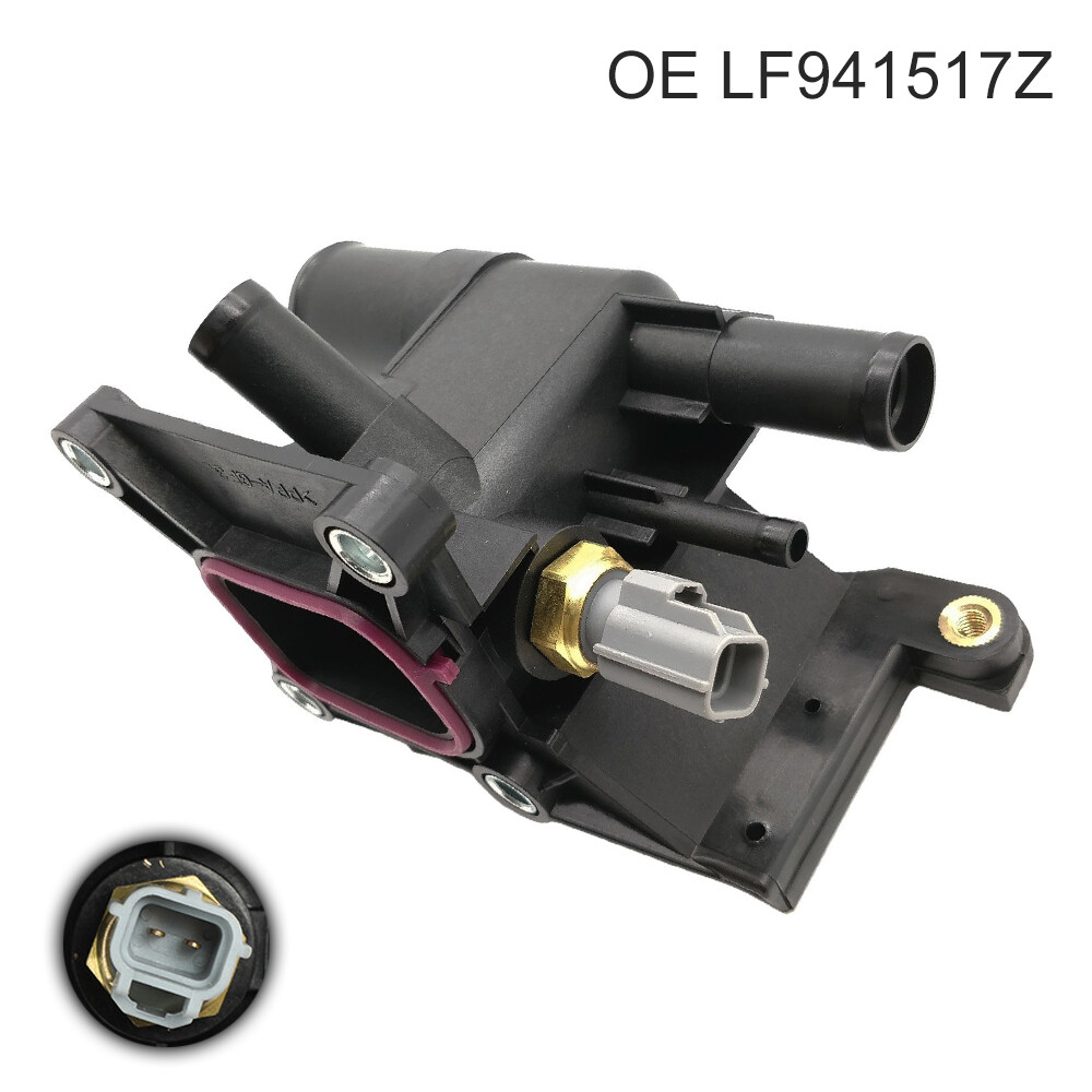LF941517Z Engine Water Outlet Coolant Thermostat Housing for Mazda