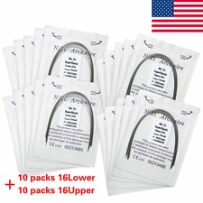 016U/L Dental Orthodontic Super Elastic Niti Arch Wire Round Ovoid Form YCE