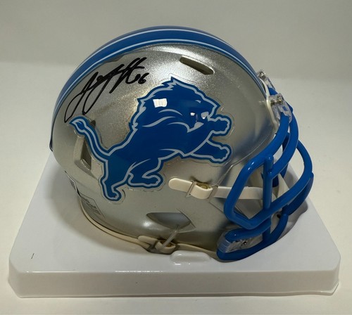Detroit Lions QB JARED GOFF Signed Riddell Speed Mini Helmet AUTO - FANATICS - Picture 2 of 2