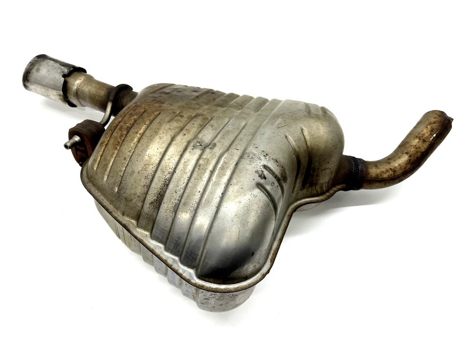 AUDI A6 C6 2005-2008 3,2 L ESCAPE SILENCIADOR TRASERO IZQUIERDO LADO DEL CONDUCTOR CON SUSPENSIÓN OEM Foto 4 de 4