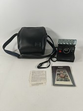 Vintage Polaroid Pronto Land Camera W/ Case Manual And Flash Bulb Free Ship