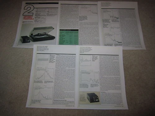 Technics SP-10mk3 Turntable Review, 1985, 5 pgs, Info Best Ever?