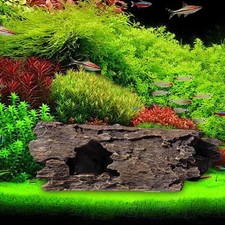 Aquarium Ornament Tree Hole Resin Hide Hut Shelter Aquarium Hideaway Tree Stump