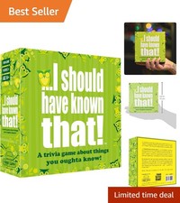 Unique Trivia Challenge - I Should Have Known That! Game for Adult Gatherings