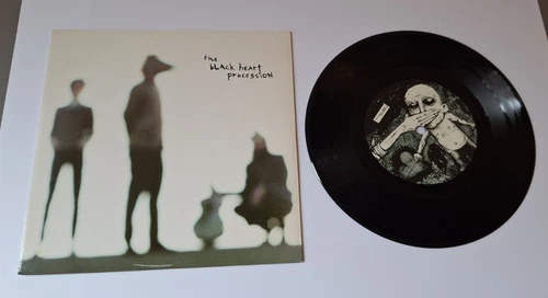 BLACK HEART PROCESSION + PINBACK 3x Vinyl  7" Lot 3 SONG + TRIPOLI +green LORO