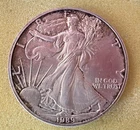 1989 AMERICAN SILVER EAGLE DOLLAR ONE TROY OZ. .999 FINE SILVER