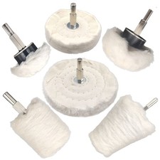 6 pcs Buffing Wheel for Drill,Buffing Pad Polishing Wheel Kits,Wheel Shaped P...
