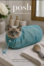 PET GROOMING MESH BAG SAFE BATHING NAIL TRIMMING RESTRAINT