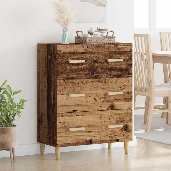 Sideboard Altholz-Optik 69X34X90 Cm Holzwerkstoff Wohnzimmer-image