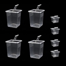 8 Pack Small Reptile Breeding Box, 4 High, 4 Small, Spider Terrarium, Arboreal