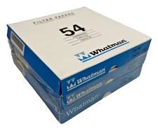 Lot of 3x G.E. / Whatman 1454-150 54 Hardened 150mm Filter Paper 100 Circles