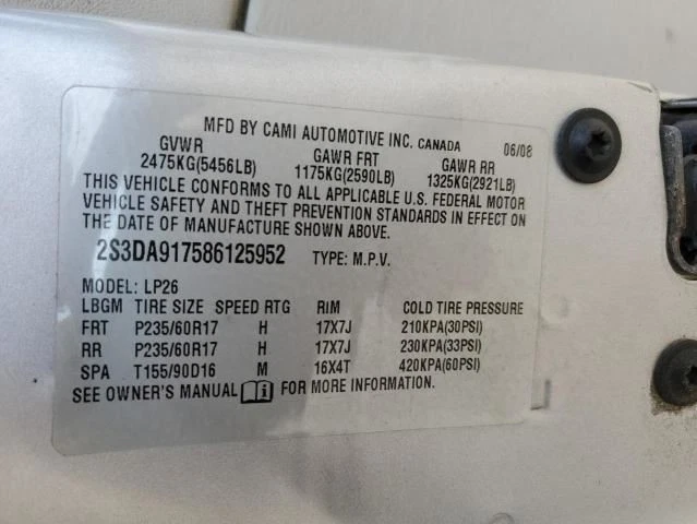 Automatic Transmission XL-7 5 Speed AWD Fits 07-08 VITARA 2307026 Foto 2 de 4