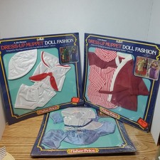 VTG Fisher Price Muppet Kermit Piggy NOS Costume Outfits Space Sailor Sleep Lot