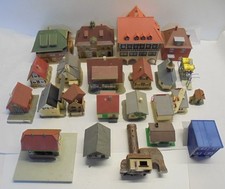 23 Häuser Gebäude für Spur H0 zum restaurieren für Bastler #FV#