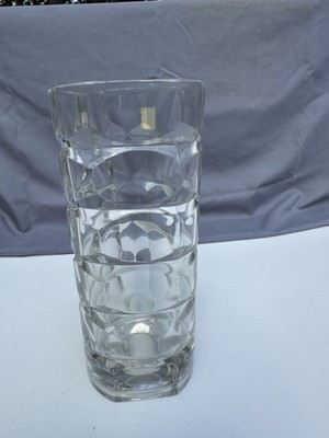 Lady Victoria Crystal Bud Vase Clear 6'' Cylinder Free Standing France