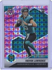 2021 Mosaic - Trevor Lawrence #241 Camo Pink Mosaic (RC) Jacksonville Jaguars