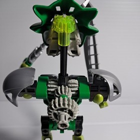 LEGO Bionicle Toa Nuva 8567: Lewa Nuva Green (complete) (No Canister, No Manual)