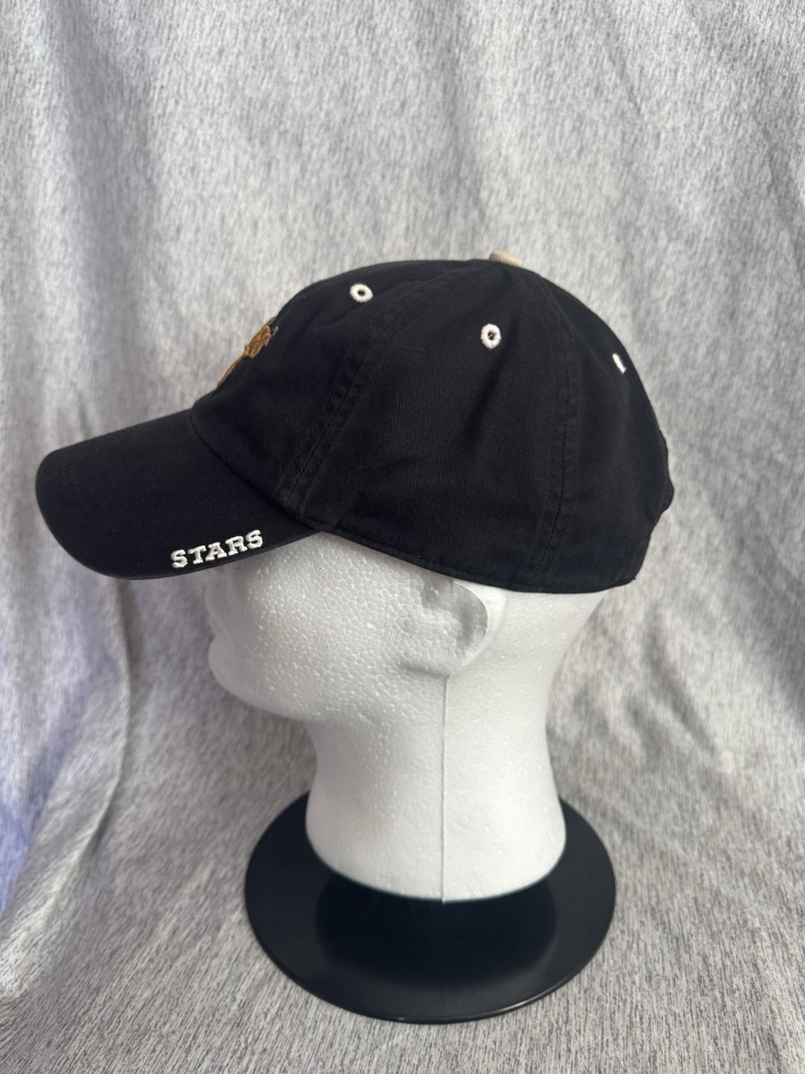 VTG 90S DALLAS STARS TWINS ENTERPRISE EMBROIDERED SNAPBACK NHL RETRO BLACK GOLD VTG 90S DALLAS STARS TWINS ENTERPRISE EMBROIDERED SNAPBACK NHL RETRO BLACK GOLD