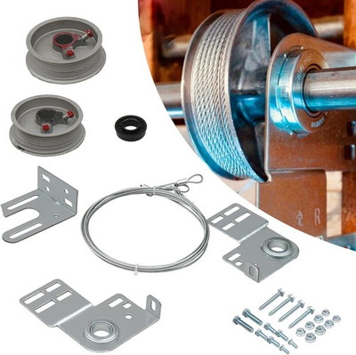 #ad Garage Door Torsion Spring Kit Including Cables Mounting Brackets Hardware Ki $79.31