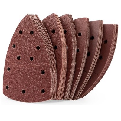 Mouse Sanding Pads Hook Loop Sandpaper 120 Grit for Black+Decker Detail Sander
