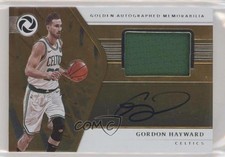 2018-19 Panini Opulence Golden Memorabilia 70/79 Gordon Hayward #GA-GHW Auto y8a