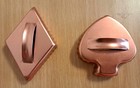 Lot Of 22 Vintage Aluminum Cookie Cutters 4 Copper Color Christmas & More Tree  — photo 2