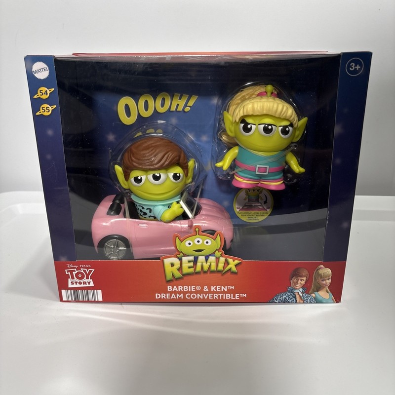 Disney Pixar Toy Story Remix Barbie & Ken Dream Convertible Mattel NIB