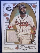 2024 Topps Allen & Ginter Michael Harris Jr. Relics B Bat #AGR-MHA Braves