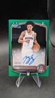 2025-26 Bowman Chrome Brayden Burries 1st True Green Refractor On Card Auto /99