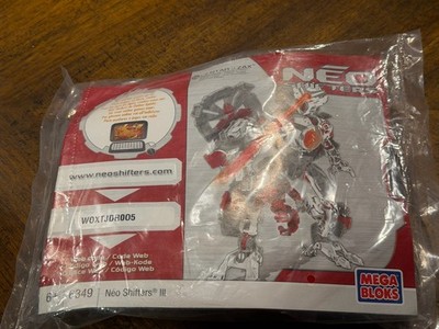 Mega Bloks Neo shifters # 6349 Centar Zax Action Figure NEW SEALED
