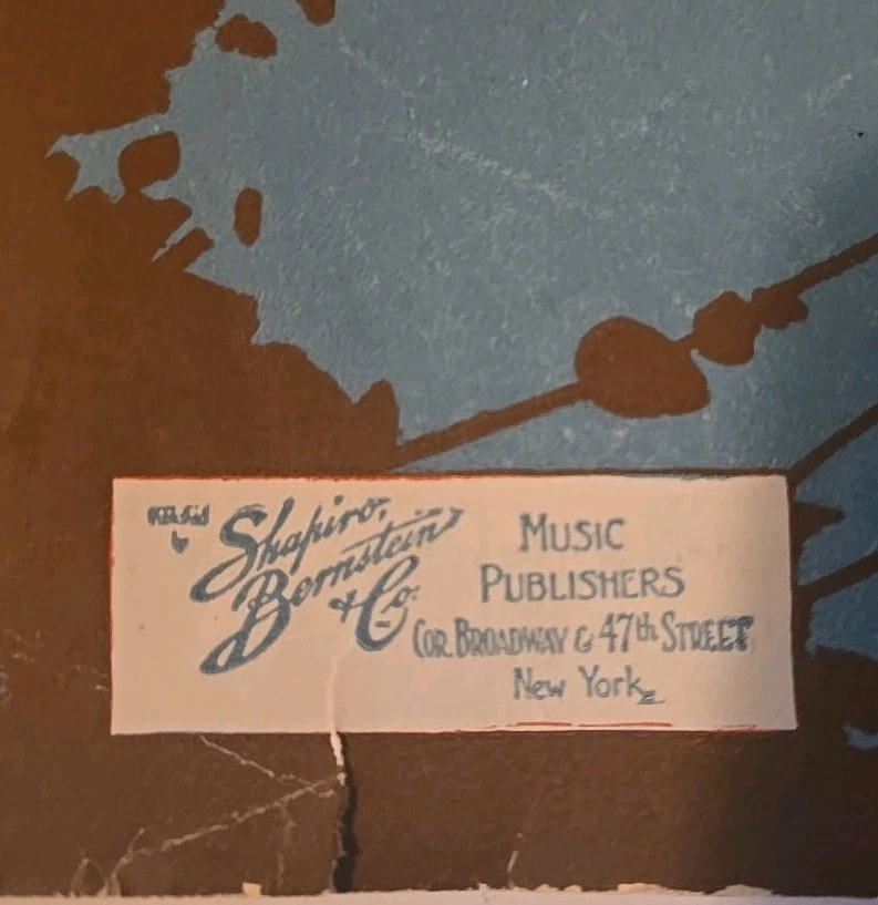 Partituras antiguas de la Edad de Oro de los años 1910-30 tú eliges decoración de pared con aleta eduardiana Foto 3 de 4