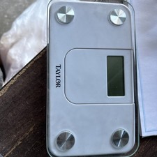 Portable Taylor Lithium Electronic Personal Weight Scale Batteries Included
