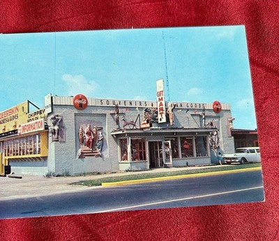1950s Coca-Cola Signs Lake Delton At The Dells Wisconsin Postcard