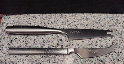 CHEF J.P. LEBLANC CHEESE KNIFE STAINLESS STEEL & Boska Cheese Knife Holland.    