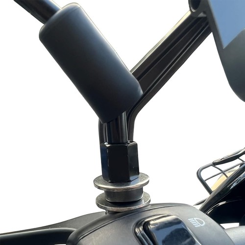 Motorcycle Phone Mount for Rearview Mirror, Metal Motorbike Phone Holder Smar... - Picture 7 of 9