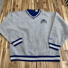 Vintage Florida Gators Sweatshirt Mens XL Gray Vneck Fleece College Pullover 90s