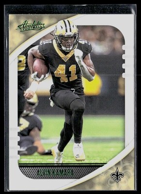 Alvin Kamara - 2020 Panini Absolute Green New Orleans Saints