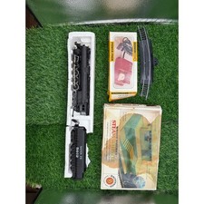 Bachmann HO Santa Fe5012 Steam Locomotive Set wPower Pack,Track Pieces