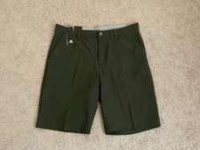 Adidas Mens Size 36 Ultimate 365 Dark Green Golf Chino Shorts Legend Earth NWT