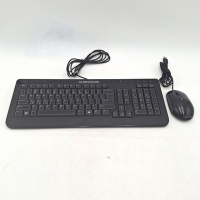 ALIENWARE Gaming Wired Keyboard REV A00 & KKMH5 Wired Mouse Bundle Tested