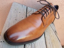 COLE HAAN Casual Dress Shoes Cognac Brown Lea...