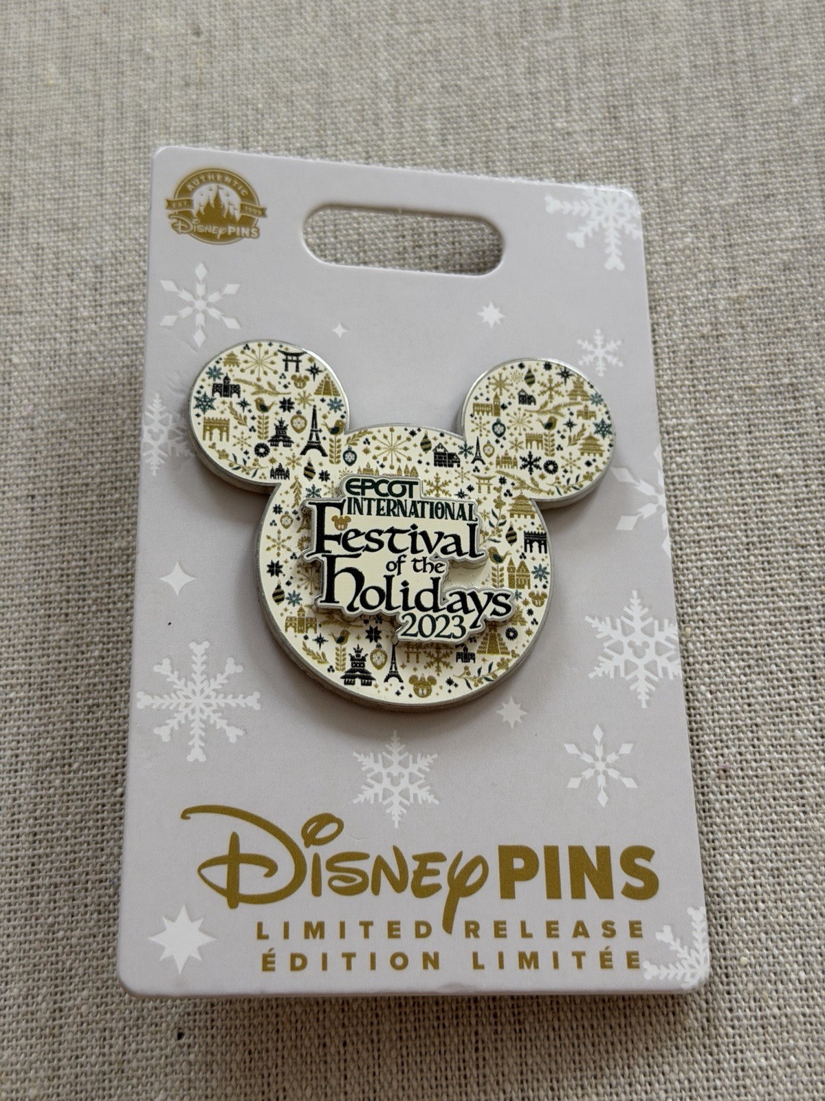 2023 Disney EPCOT International Festival Of The Holidays Limited Release LR Pin