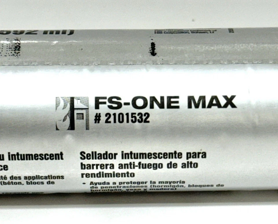 Hilti FS-ONE MAX 2101532 High Performance Intumescent Firestop Sealant LOT OF 6 - Image 3 of 4