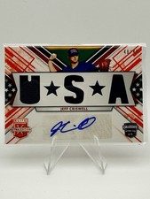 2019 Panini Elite Extra Edition Jeff Criswell #USMS-JC Patch Auto Orange /49