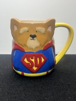 Tag Super Dog 3D Ceramic Mug  I Have Super Powers  Novelty Coffee Cup